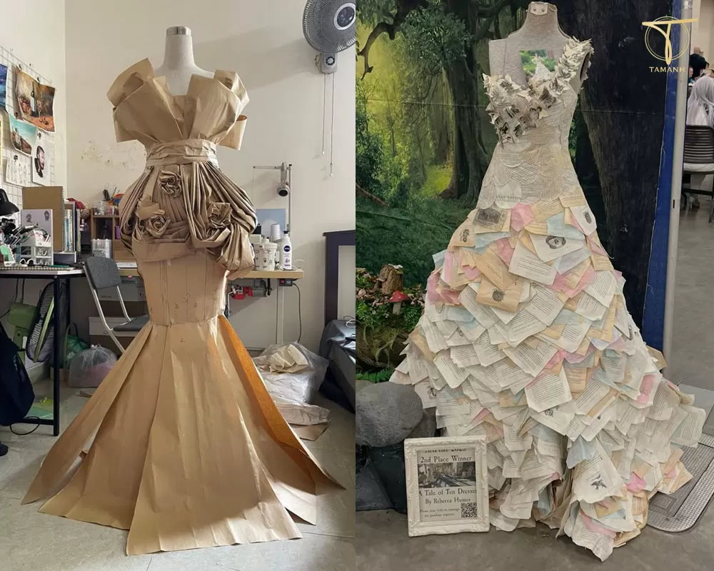 Trang phục tái chế từ giấy