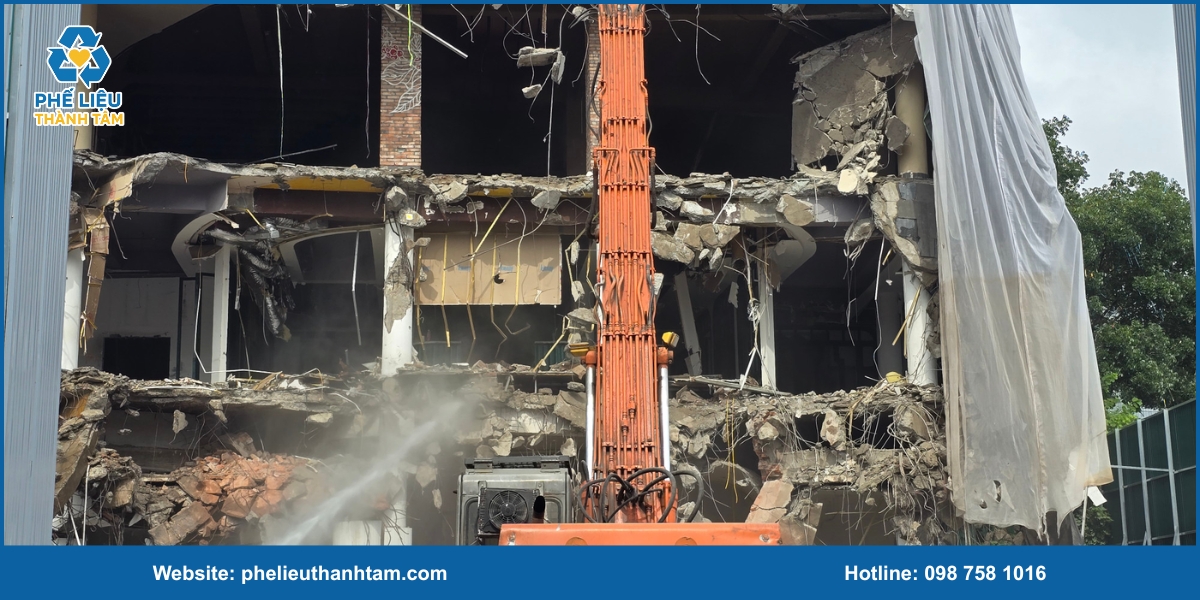 Bảng giá dịch vụ đập phá tòa nhà