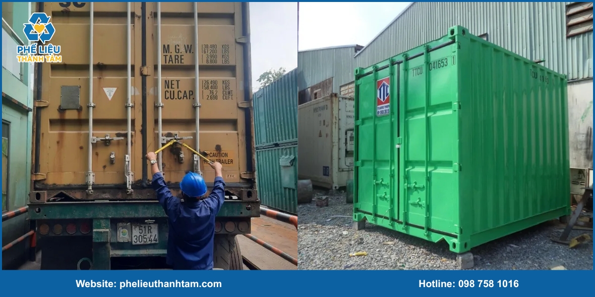 Bảng giá thu mua phế liệu container