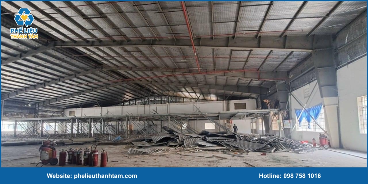 Bảng giá thu mua phế liệu xác nhà xưởng