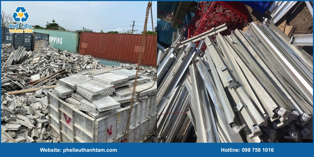 Các loại nhôm phế liệu công trình được thu mua