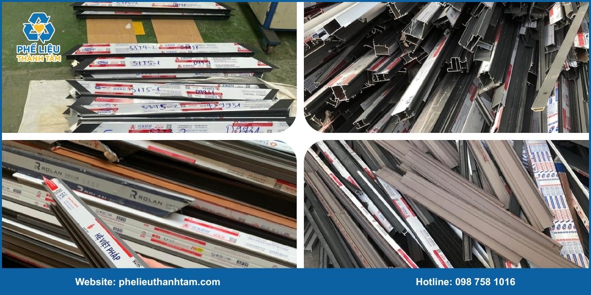 Các loại phế liệu cửa nhôm được thu mua