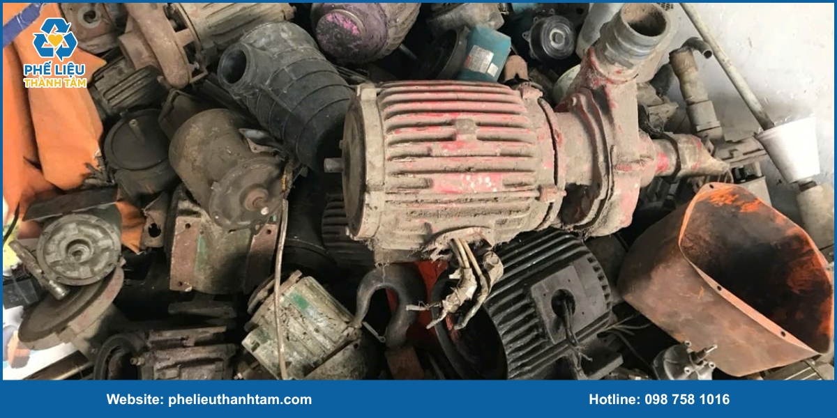 Các loại phế liệu đồng máy thường được thu mua