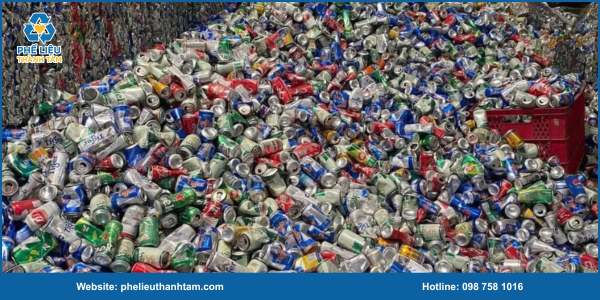 Các loại phế liệu nhôm lon được thu mua