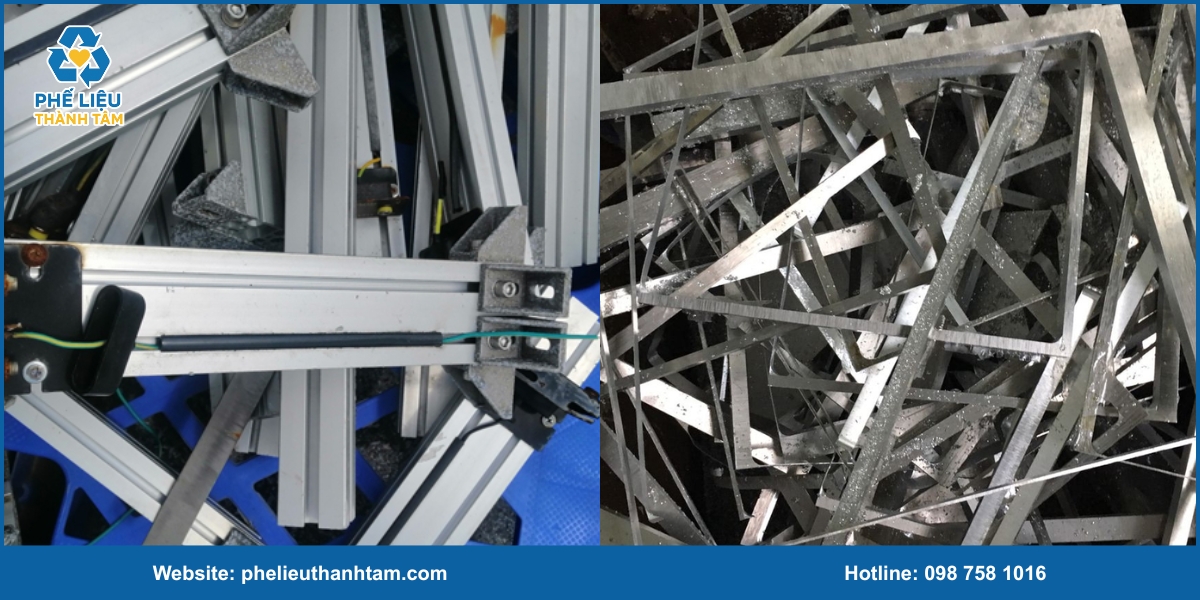 Các loại phế liệu nhôm máy được thu mua