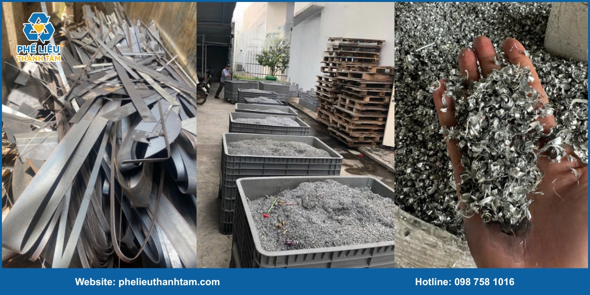 Các loại phế liệu nhôm tiện, nhôm bào, mạt nhôm được thu mua