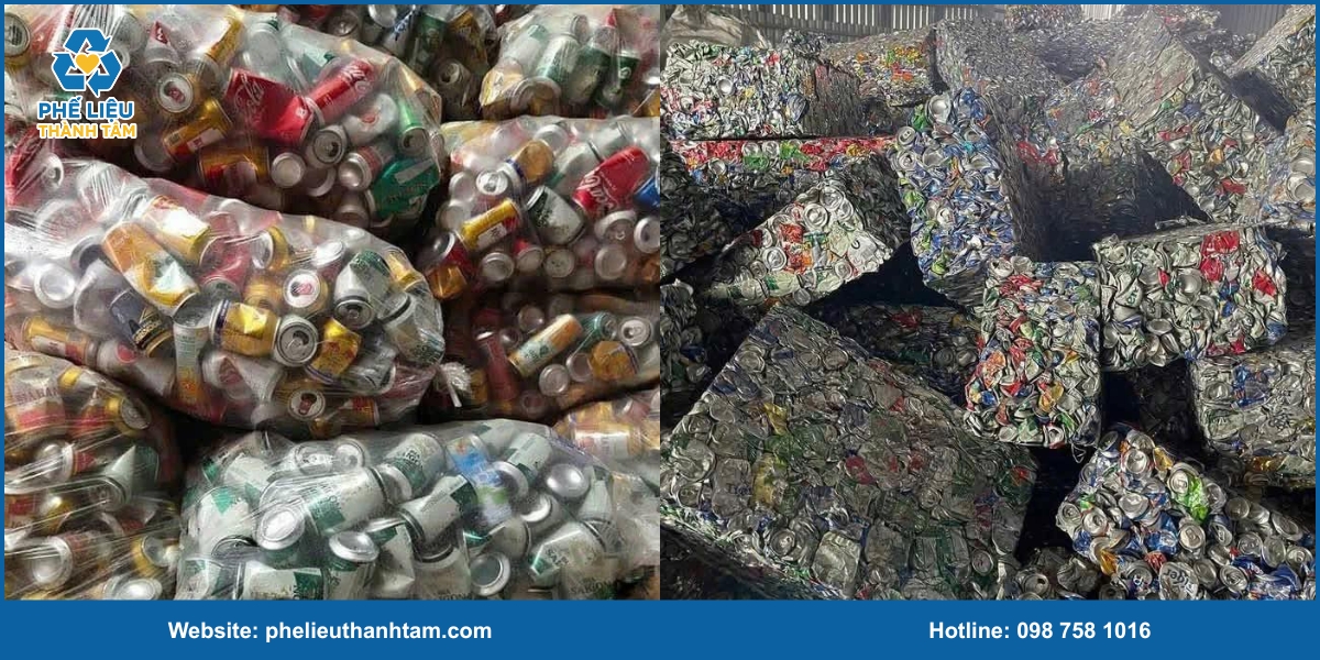 Các loại phế liệu vỏ lon nước ngọt được thu mua