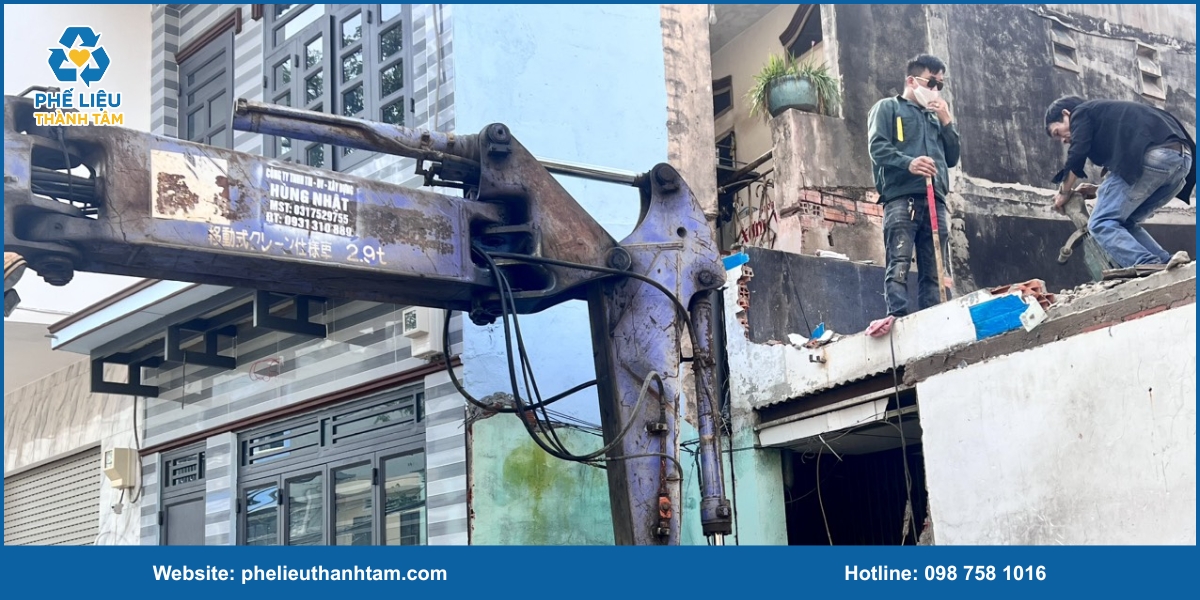 Các nguyên tắc khi thực hiện đập phá nhà phố