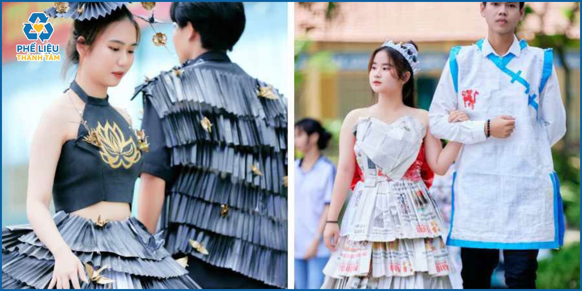 Giá trị của trang phục tái chế từ giấy