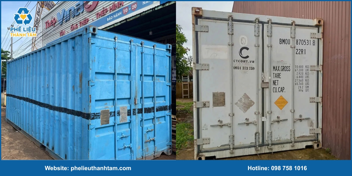 Lợi ích mang lại của thu mua phế liệu container