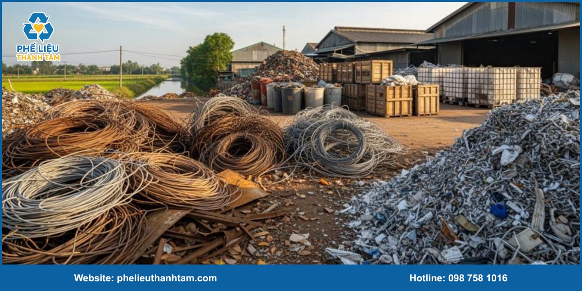 Lợi ích mang lại của thu mua phế liệu Thái Bình