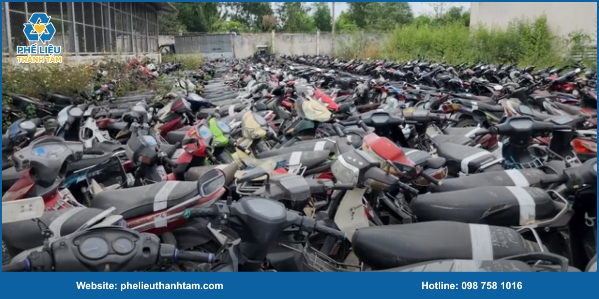 Lợi ích mang lại của thu mua phế liệu xe máy