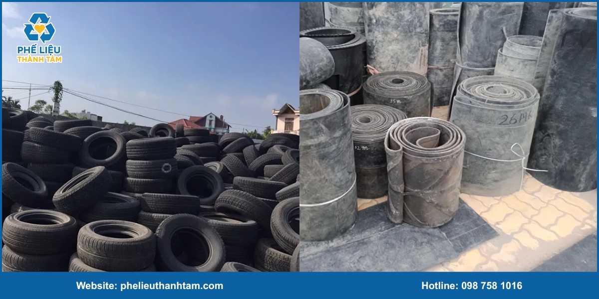Phân loại phế liệu cao su thu mua