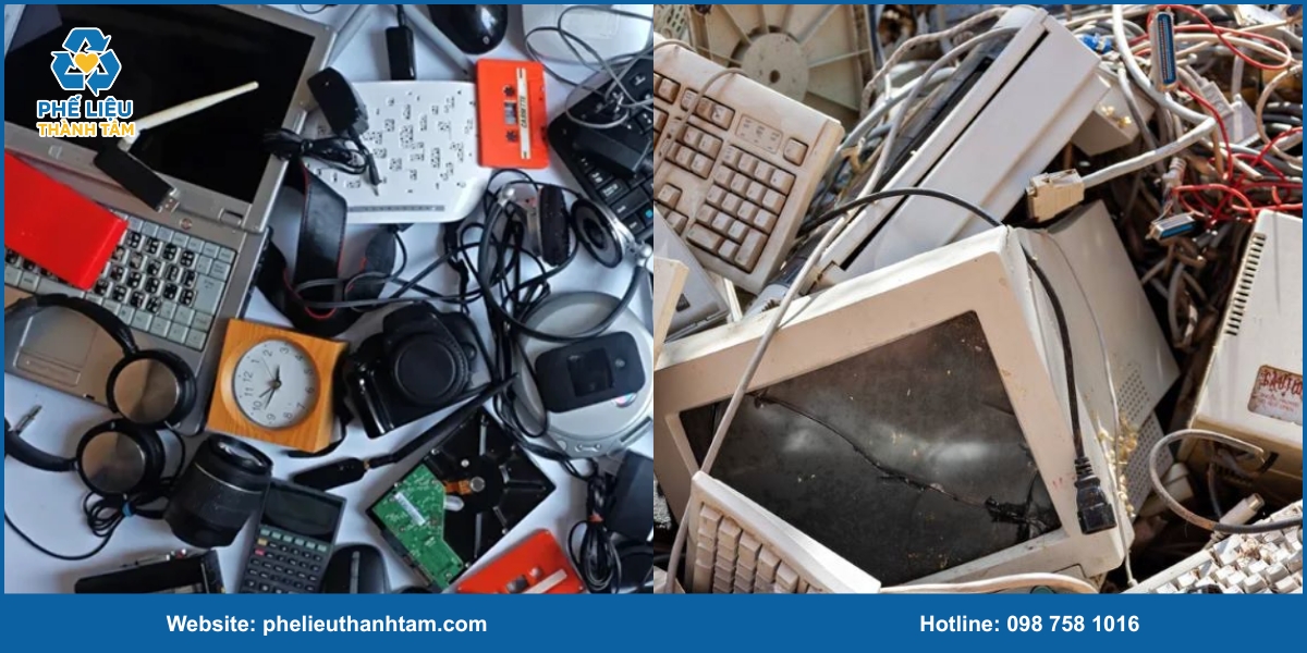 Phân loại phế liệu điện tử thu mua