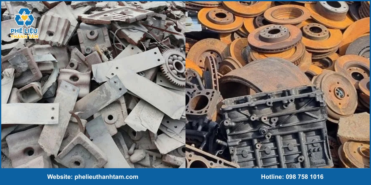 Phân loại phế liệu gang thu mua