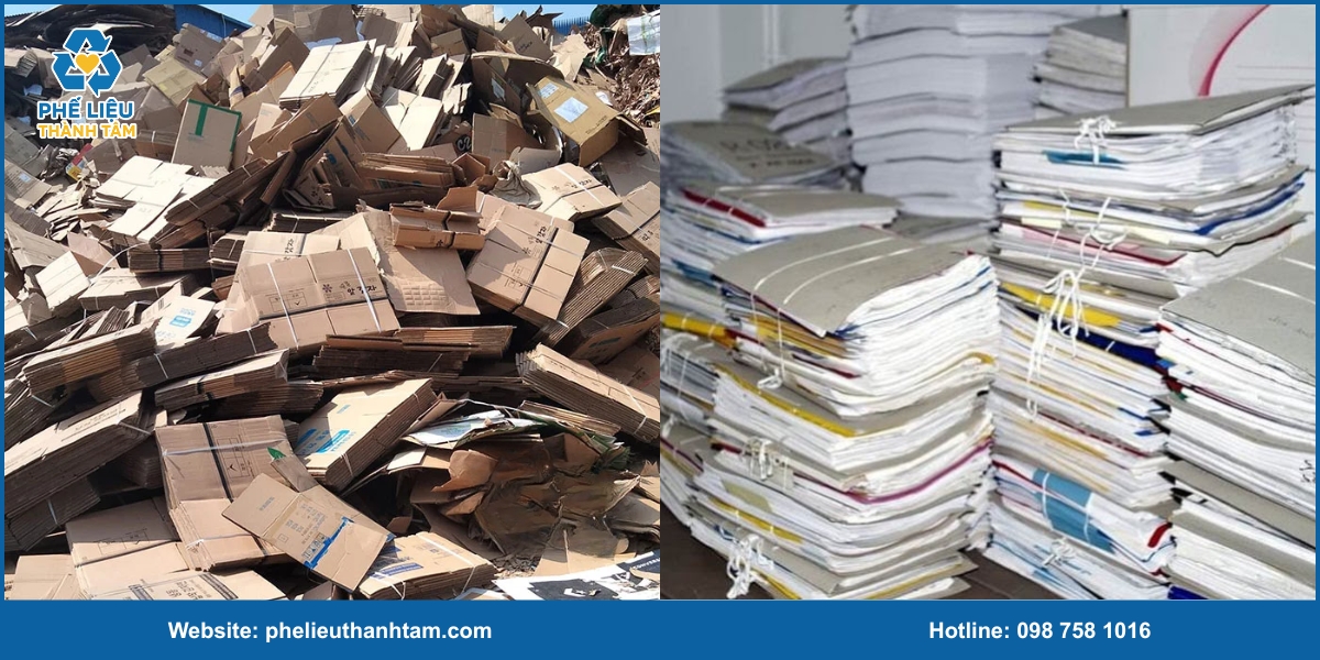 Phân loại phế liệu giấy thu mua