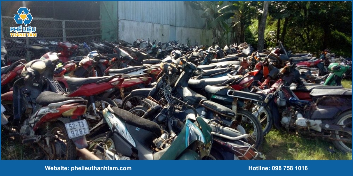 Phân loại phế liệu xe máy thu mua