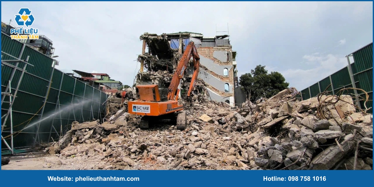 Quy trình dịch vụ đập phá tòa nhà