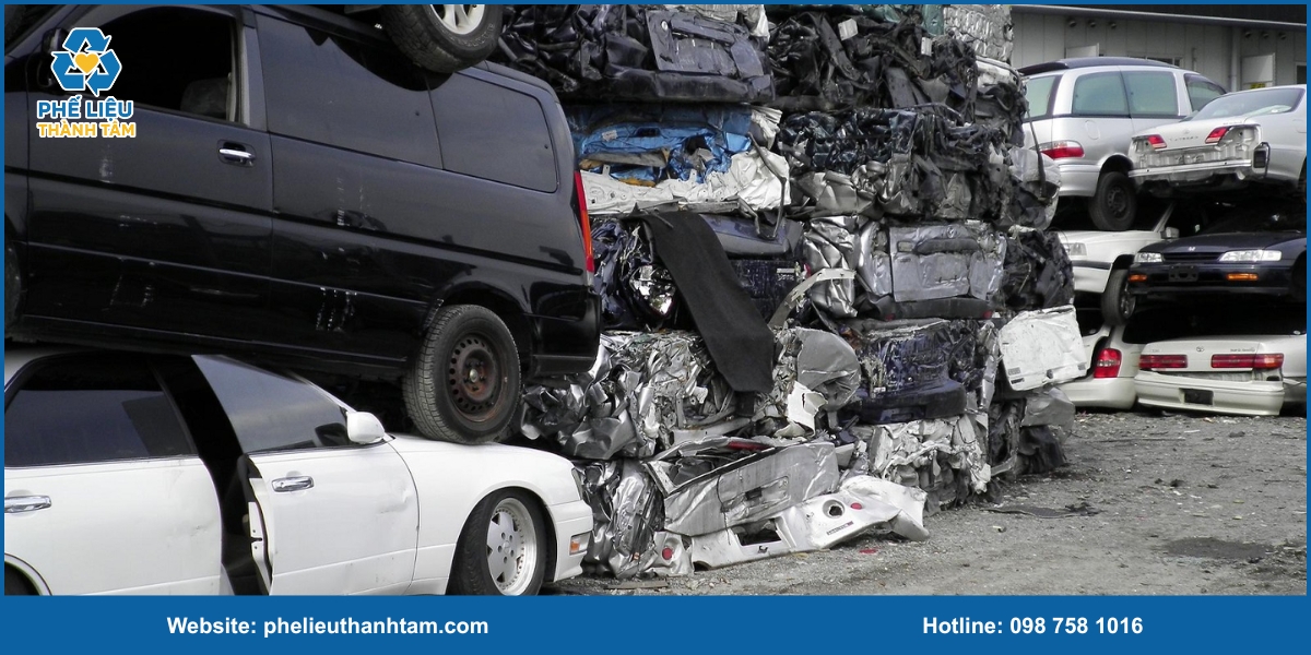 Quy trình thu mua phế liệu ô tô tại Thành Tâm