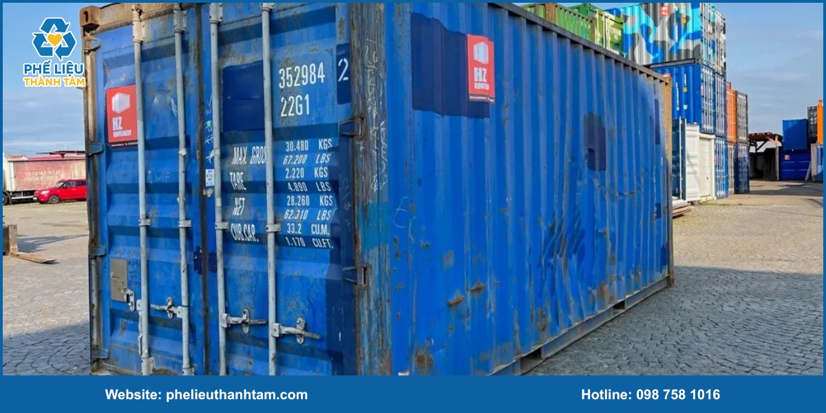 Thành Tâm - Đơn vị thu mua phế liệu container