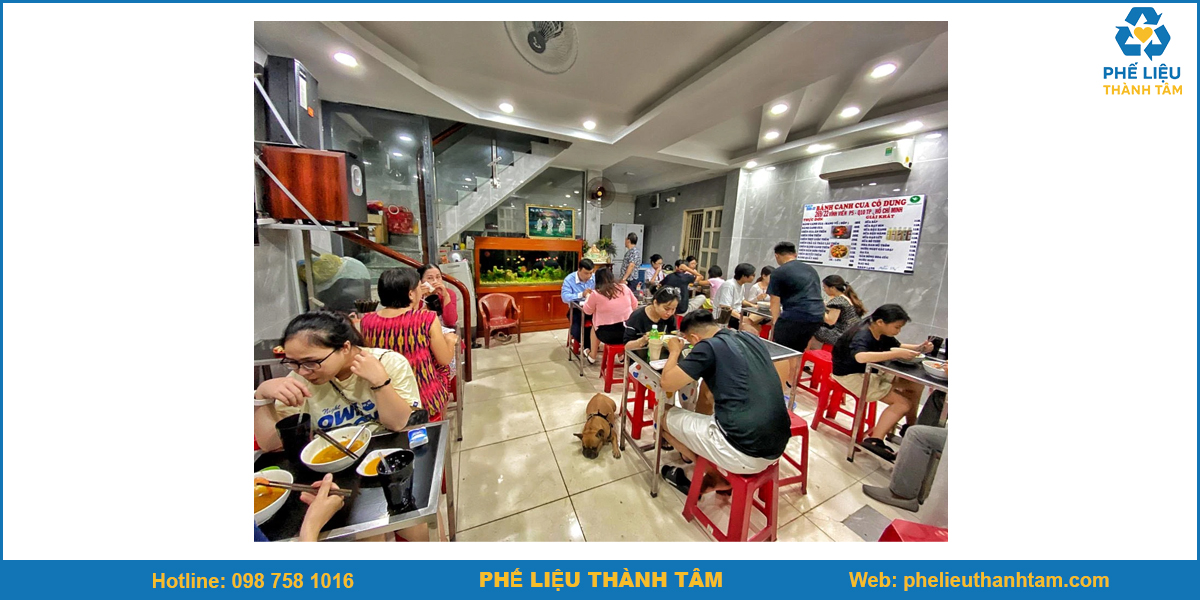Thu mua phế liệu quán ăn